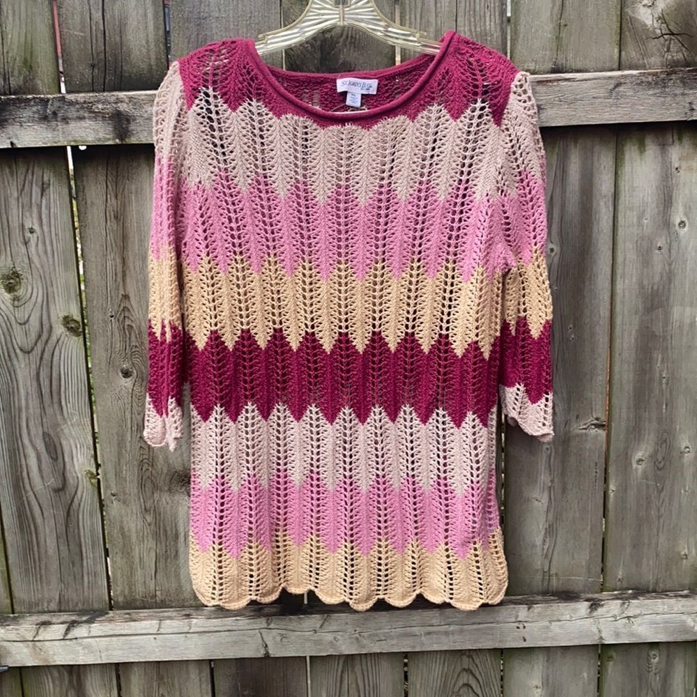 St. John’s Bay Crochet top sz. Petite XL